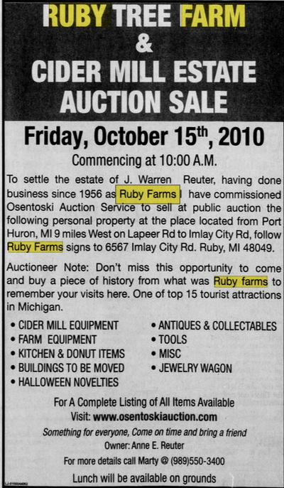 Ruby Farms - Oct 2010 Auction (newer photo)